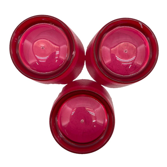 Lot of 9 VTG Pink Plastic Tumbler, Wine Goblet, Water Cups Textured Beverageware - Picture 16 of 16